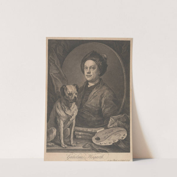 Self-portrait by William Hogarth