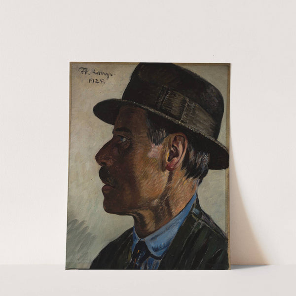 Self-portrait by Frederik Lange