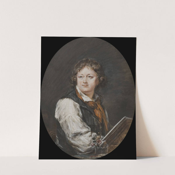 Self-portrait by Peter Adolf Hall