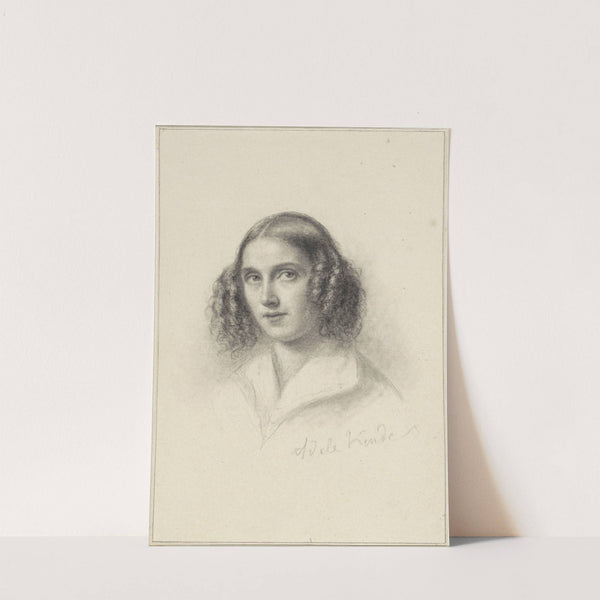 Self-portrait by Adèle Kindt