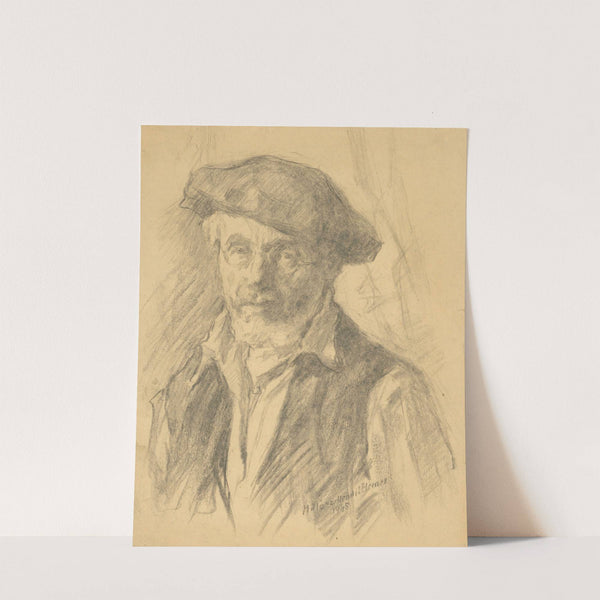 Self-Portrait by Elemír Halász-Hradil