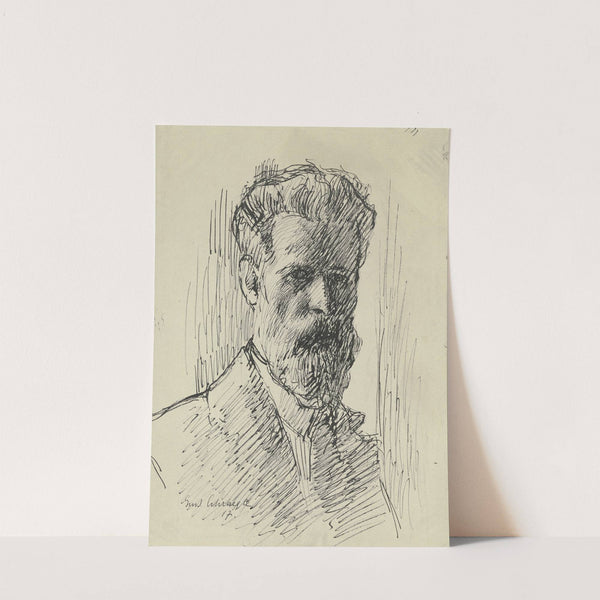 Self-portrait by Gustav Schraegle