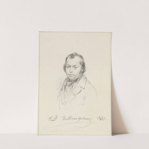 Self-portrait (1841) by Ferdinand de Braekeleer