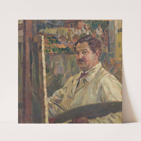 Self-Portrait (1924) by Gustáv Mallý