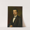 Self-portrait (1860) by Dominik Weber
