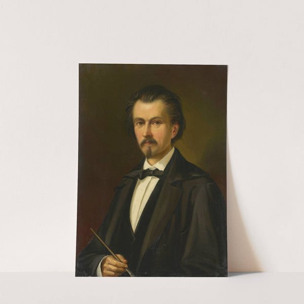 Self-portrait (1860) by Dominik Weber