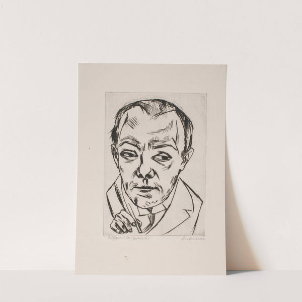 Self-Portrait (1920) by Max Beckmann