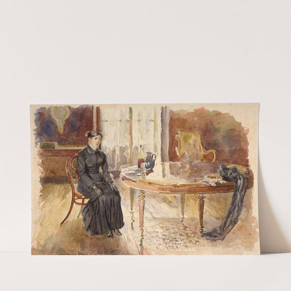 Self-portrait (1872) by Marie Bracquemond