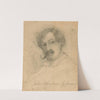Self portrait, age thirty by John Broughman