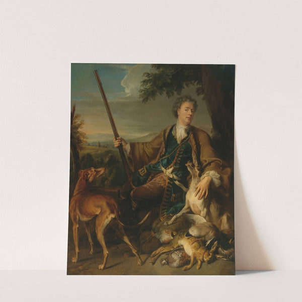 Self Portrait As A Hunter by Manner Of Alexandre-François Desportes
