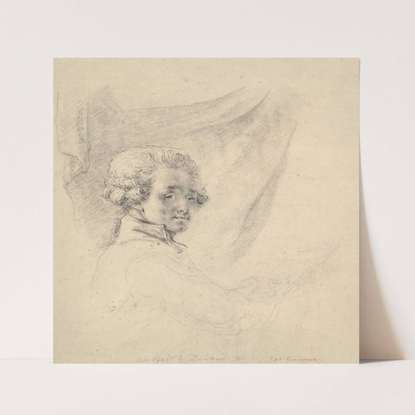 Self Portrait as a Young Man (ca. 1780) by Vivant Denon