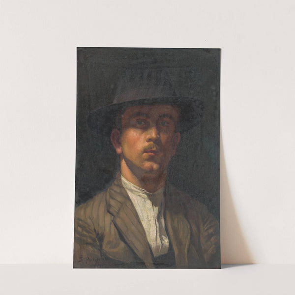 Self-Portrait at a Young Age by Štefan Polkoráb