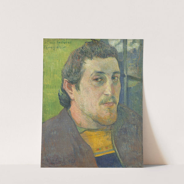 Self-Portrait Dedicated to Carrière by Paul Gauguin