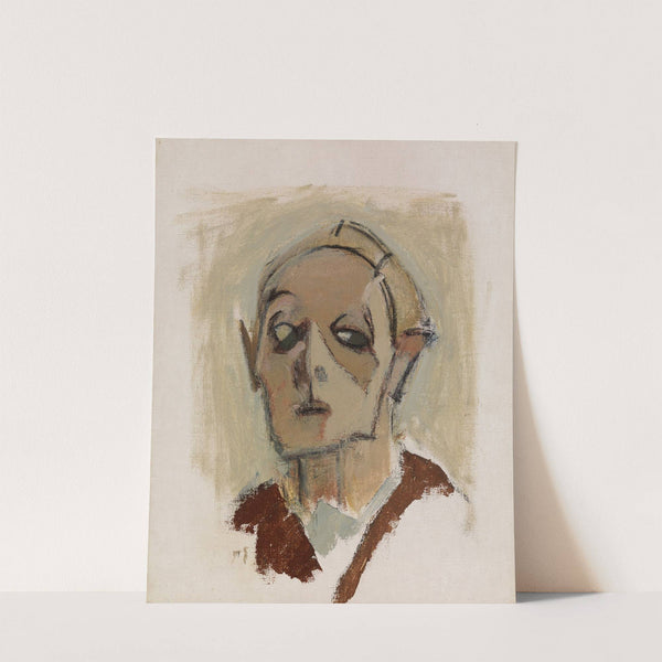 Self-Portrait, en face I (1945) by Helene Schjerfbeck