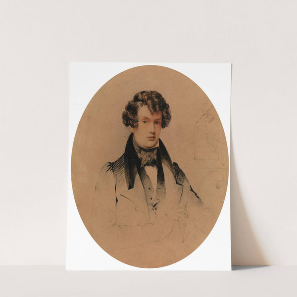 Self-Portrait (frontispiece to O'Driscoll's 'A Memoir of Daniel Maclise R.A.,' 1871) by Daniel Maclise