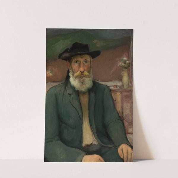 Self-portrait in a Breton hat (1912) by Władysław Ślewiński