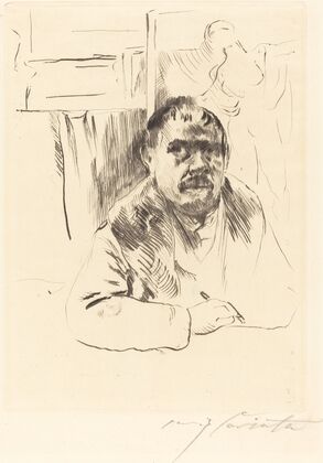 Self-Portrait in a Fur Coat (Selbstbildnis im Pelz)