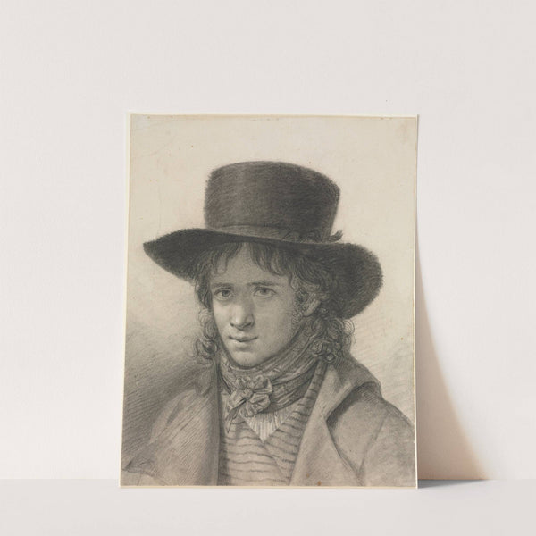 Self-Portrait in a Hat (c. 1790) by Anne Louis Girodet-Trioson
