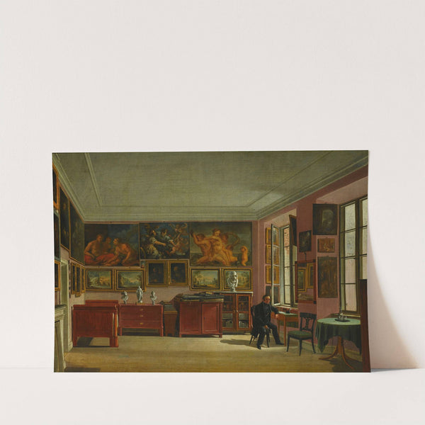 Self-portrait in a room (1830) by Aleksander Kokular