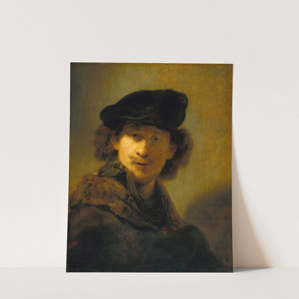 Self-portrait in a Velvet Beret by Rembrandt van Rijn
