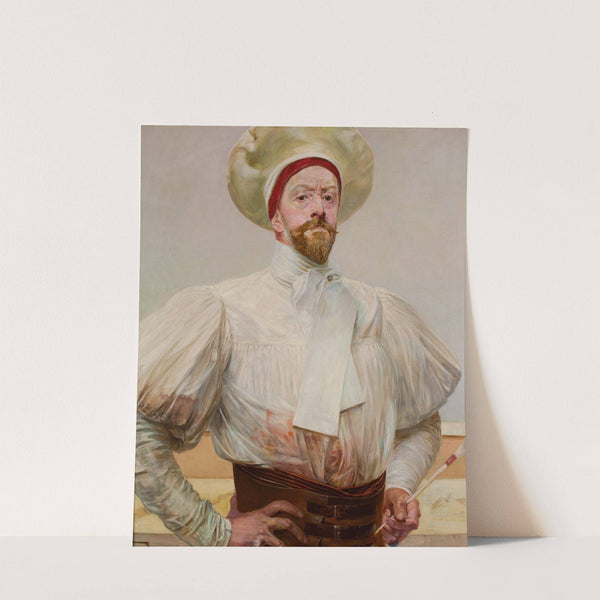 Self-Portrait in a White Attire by Jacek Malczewski