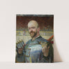 Self-portrait in armour with fiddles by Jacek Malczewski