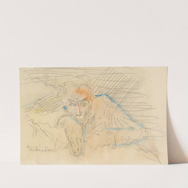 Self-portrait in color by Arnold Peter Weisz-Kubínčan