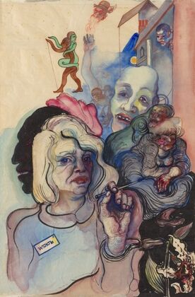 Self-portrait (in fantastic company)