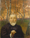 Self-Portrait in front of a Birch Forest
