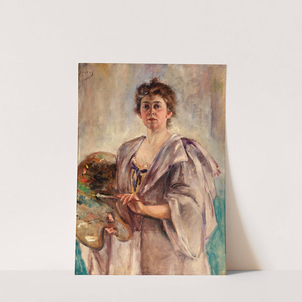 Self Portrait in Painting Robe (1896) by Alice Pike Barney