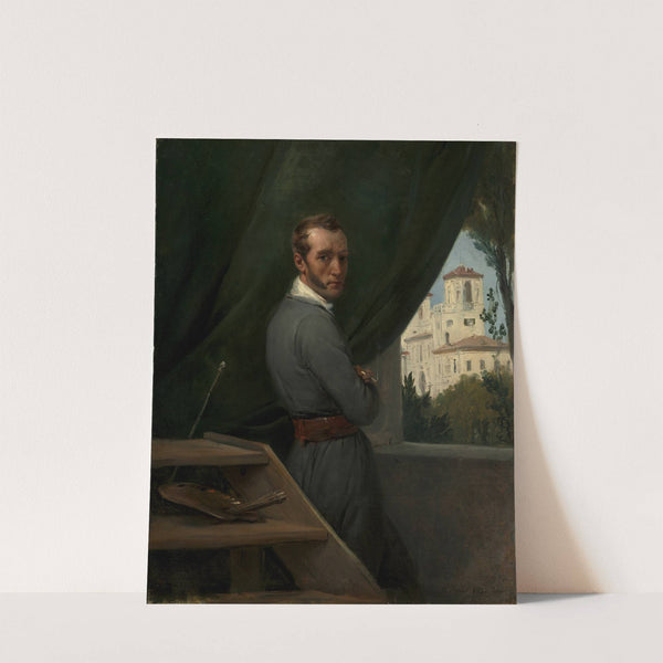 Self-Portrait in Rome by Horace Vernet