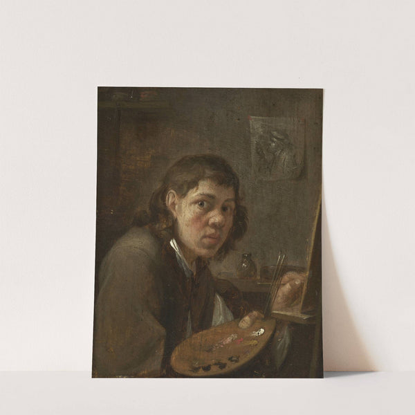 Self-Portrait in the Studio by Gillis van Tilborgh