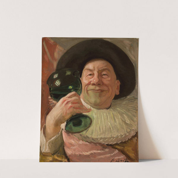 Self-portrait in the style of Frans Hals by Stanisław Lentz