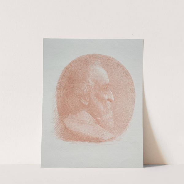 Self-Portrait, Medallion No. 2 (c. 1857–1911) by Alphonse Legros