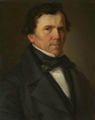 Self-portrait of Dionys Ganter (1840 - 1850)