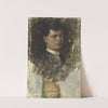 Self-portrait of Josef Engelhart in his youth (1885) by Josef Engelhart