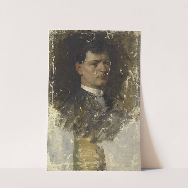 Self-portrait of Josef Engelhart in his youth (1885) by Josef Engelhart