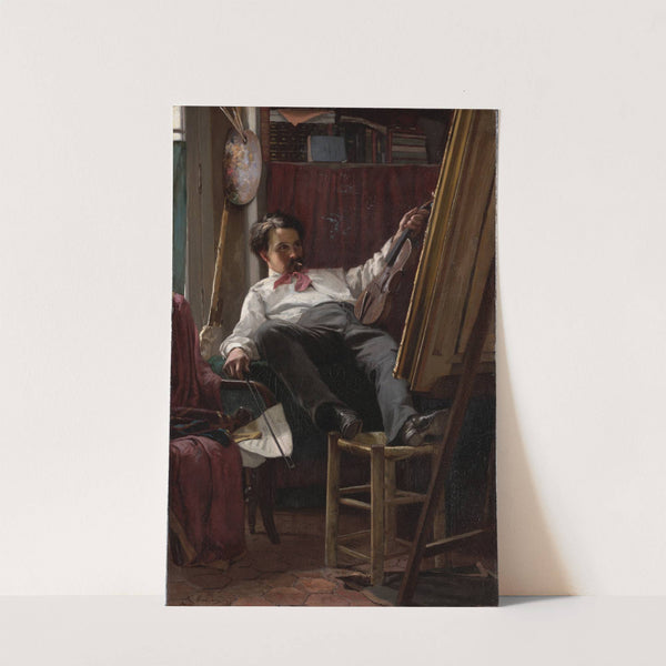 Self-Portrait of the Artist in His Studio by Thomas Hovenden