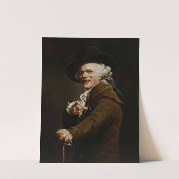 Self-portrait of the artist in the guise of a mocker by Joseph Ducreux