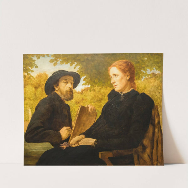 Self-Portrait of the Painter with his Wife (1892-1893) by Wilhelm Steinhausen