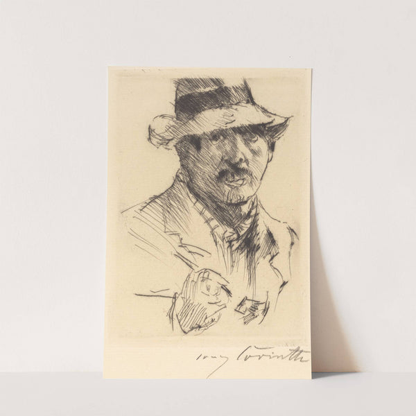 Self-Portrait (Selbstbildnis) III (1920) by Lovis Corinth