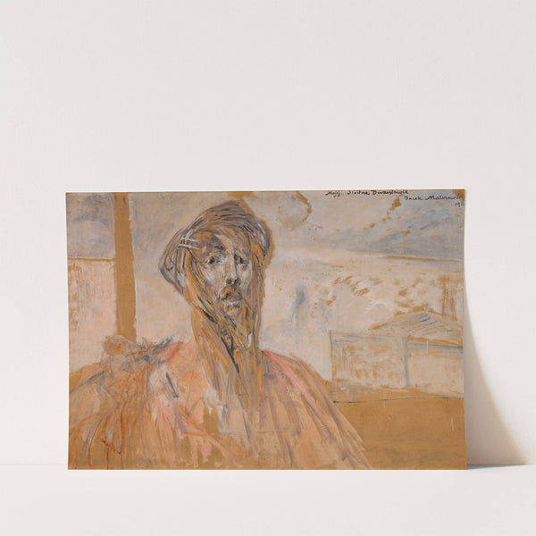 Self-portrait, sketch (1926) by Jacek Malczewski