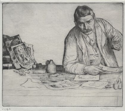 Self-Portrait – ‘The Etcher’ (1897)