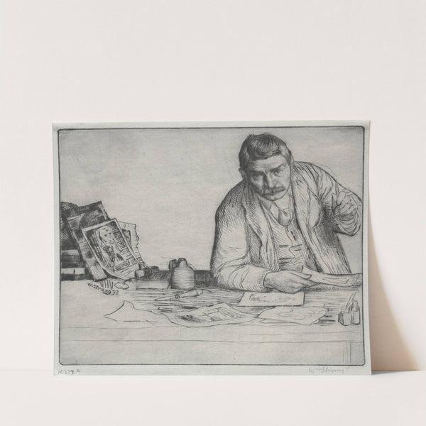 Self-Portrait – ‘The Etcher’ (1897) by William Strang