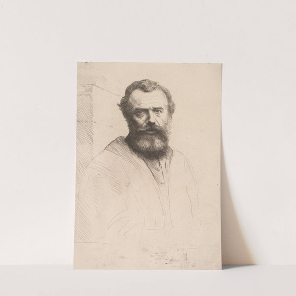 Self-Portrait (Third Plate) by Alphonse Legros