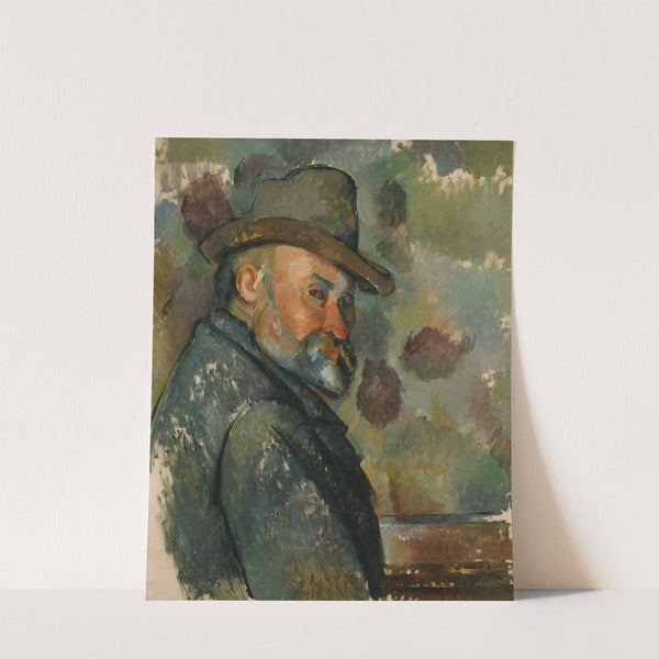 Self-Portrait with a Hat by Paul Cézanne