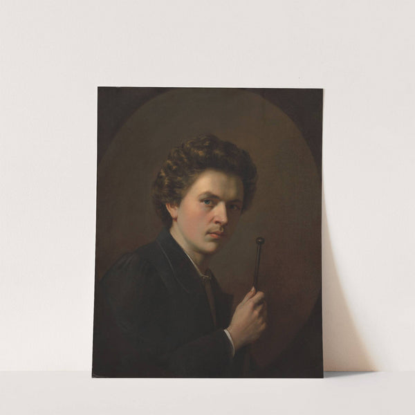 Self-Portrait with a Maulstick by Henri Regnault