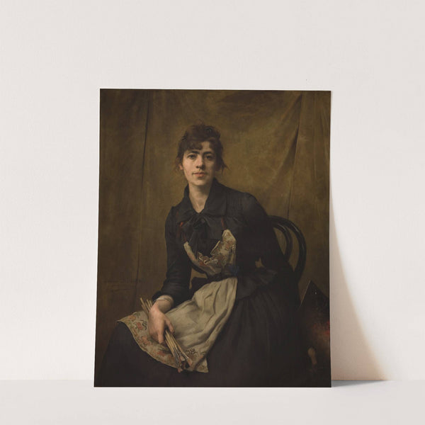 Self-Portrait with a Palette by Anna Bilińska-Bohdanowicz