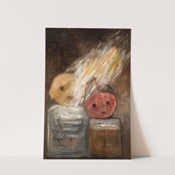 Self-portrait with a palette by Tadeusz Makowski