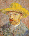 Self-Portrait with a Straw Hat